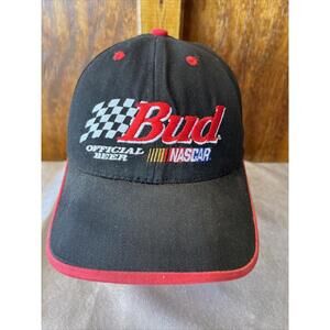 VINTAGE BUD OFFICIAL BEER NASCAR 1996 ANHEUSER BUSCH HAT